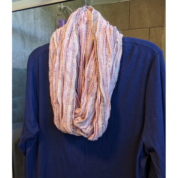 Accessories - 🍍Blush Pink Shimmer Infinity Scarf 🍍